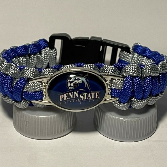 Penn State Nittany Lions NCAA Paracord Bracelet !!!NEW!!! - Picture 1 of 2